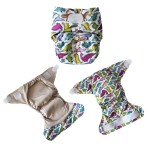 Cloth Diaper Supplier - Reusable Double Gusset Bamboo Charcoal