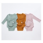 Romper Set Manufacturer - Wholesale Pure Color Long Sleeve