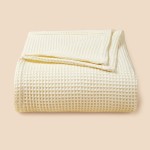 Baby Blanket Supplier - Hot Selling Waffle Plaid Organic