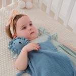 Security Blanket Supplier - Lion Lovey Organic Muslin Cotton