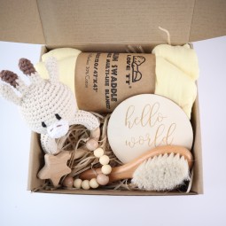 Swaddle Blanket Supplier - Bamboo Cotton Receiving Wrap Set