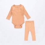 Romper Set Manufacturer - Wholesale Pure Color Long Sleeve