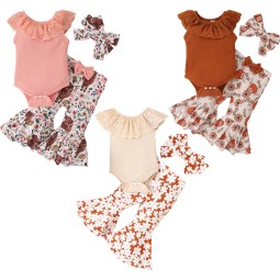 Baby Clothing Factory - Hot-selling Lace Neckline Sleeveless