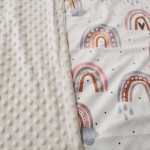 Swaddle Blanket Factory - Custom Rainbow Bean Muslin Double