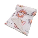Swaddle Blanket Factory - Custom Rainbow Bean Muslin Double