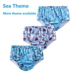 Swim Trunks Supplier - Printed Reusable High Waist Leak