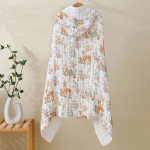 Bathrobe Factory - Fast Dry Cotton Gauze Terry Hooded