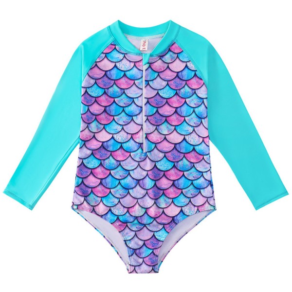 Swim Suits Manufacturer - Little Girls Flower Pattern