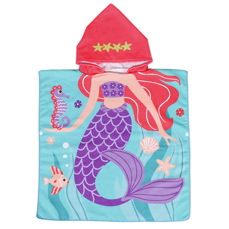 Bathing Towel Factory - Mermaid Hooded Quick Dry Sand