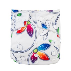 Baby Cloth Diaper Supplier - 4 Hot Sale Print 12pcs Washable