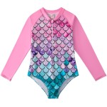 Swim Suits Manufacturer - Little Girls Flower Pattern