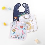 Feeding Bib Supplier - Eco Friendly PUL Newborn Printed