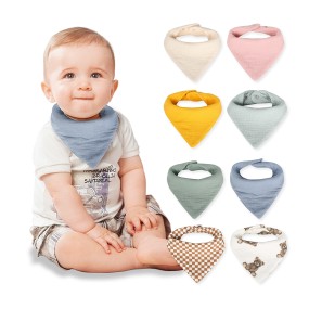 Muslin Bibs Manufacturer - Parent Trusted 100% Cotton 6-Layer
