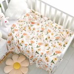 Swaddle Blanket Manufacturer - Custom 70%Bamboo30%Cotton Muslin