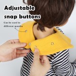 Muslin Bibs Supplier - Soft Triangular Organic Cotton Snap