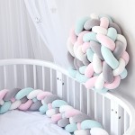 Cot Bumper Supplier - Infant Knot Bumper Plush Nursery