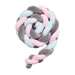 Cot Bumper Supplier - Infant Knot Bumper Plush Nursery