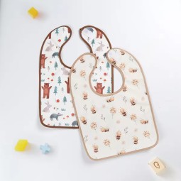 Feeding Bibs Supplier - Soft Reusable PU Waterproof Loop