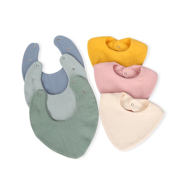 Drool Bibs Supplier - Trendy Durable Premium Cotton Adjustable
