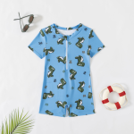 Children Swimsuit Factory - Cartoon Button Closure Sizing