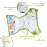 Newborn Diapers Factory - EEZKOALA 4 Pieces Set Washable