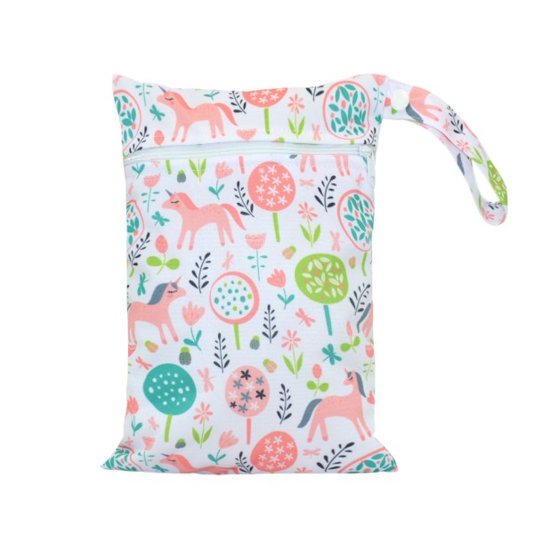 Foldable Wet Bag Supplier - 18X25cm Printed Portable