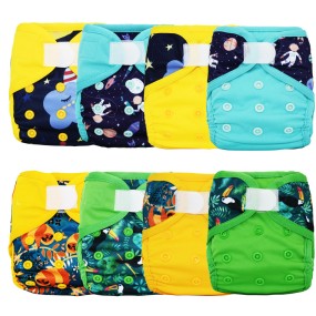 Newborn Diapers Factory - EEZKOALA 4 Pieces Set Washable