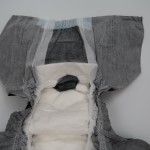 Pet Nappies Factory - Black Charcoal Bamboo Period