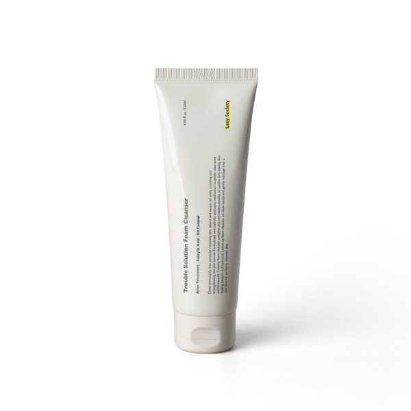 Facial Cleanser Supplier - OEM Trouble Solution Foam Acne Skin Care Deep Cleansing