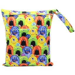 Wet Bag Factory - Double Zip Waterproof Printed