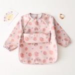 PU Baby Bibs Supplier - Waterproof Long Sleeve Smock