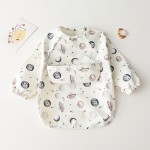 PU Baby Bibs Supplier - Waterproof Long Sleeve Smock