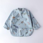 PU Baby Bibs Supplier - Waterproof Long Sleeve Smock