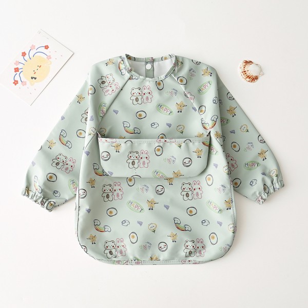 Long Sleeved Bib Factory - With Pocket Toddler 6-24
