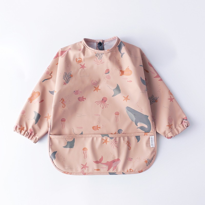 Baby Bibs Supplier - Custom Long Sleeved with Pocket