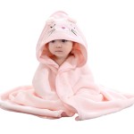 Bath Towel Supplier - Newborn Hooded Flannel Animal Print