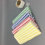 Dish Towel Supplier - Yarn Dyed Checks Design Printed