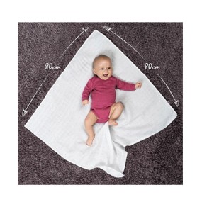 Muslin Cloth Manufacturer - 100% Cotton Raw White 80x80cm