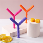 Teether Tubes Manufacturer - Hot Sale Chewy Silicone 3-6 Months