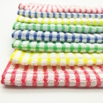 Dish Towel Supplier - Yarn Dyed Checks Design Printed