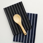 Kitchen Towel Manufacturer - HOT SALE Cheap Cotton Black Stripe