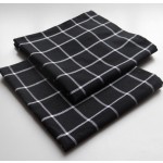 Kitchen Towel Manufacturer - HOT SALE Cheap Cotton Black Stripe