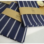 Kitchen Towel Manufacturer - HOT SALE Cheap Cotton Black Stripe
