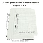 Prefold Diaper Manufacturer - Newborn Flat Printed Birdseye