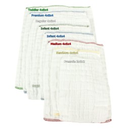 Prefold Diaper Manufacturer - Newborn Flat Printed Birdseye