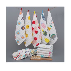 Baby Bath Towel Supplier - Wholesale Pure Cotton Six-layer