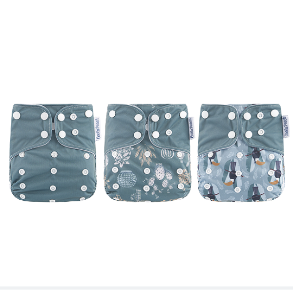 Baby Diapers Supplier - Coola Peach 3pcs Set Reusable