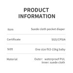 Cloth Diaper Supplier - Soft Breathable Pocket Nappy