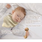 Baby Gift Set Factory - Security Blanket Wooden Rattle