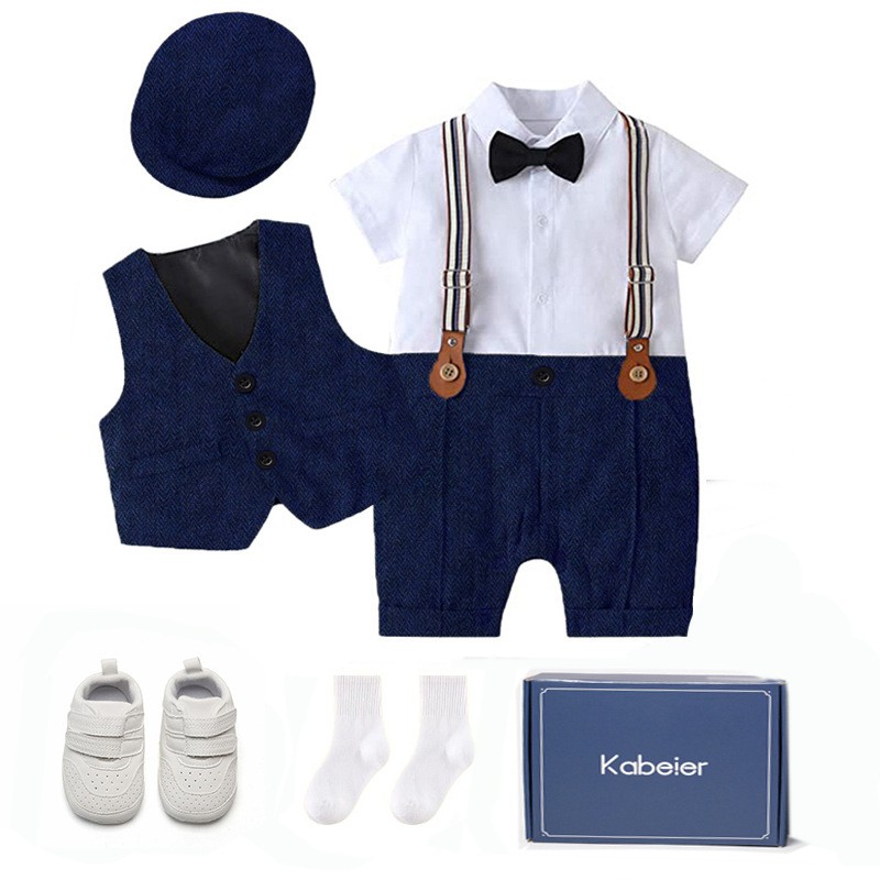 Baby Clothes Set Manufacturer - Boy Gentleman Outfit Collared